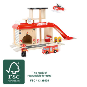 Fire Station with Accessories by smallfoot