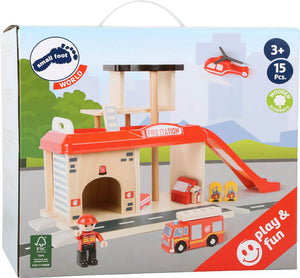 Fire Station with Accessories by smallfoot
