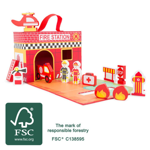 Fire Brigade Themed Play Set by smallfoot