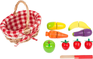 Wooden Shopping Basket with Fruits by smallfoot