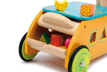 Load image into Gallery viewer, Wooden Rabbit Ride-on &amp; Shape Sorter