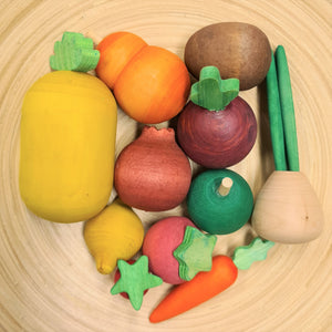 Wooden Fruit & Veg Set