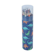 Load image into Gallery viewer, Dinosaur Coloured Pencils Tube Set (24-pc)