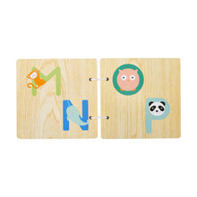 Load image into Gallery viewer, Alphabet Wooden Book