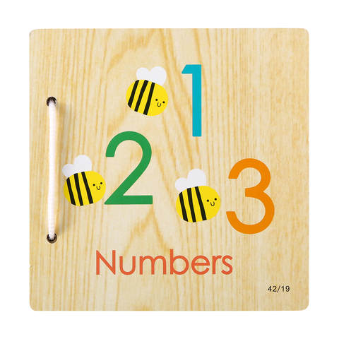 Counting Numbers Wooden Book