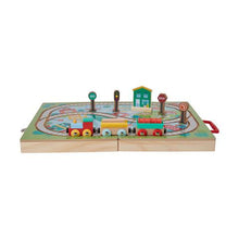 Load image into Gallery viewer, Wooden Carry Along Railroad Set *restock*