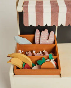 PO/ZH Wooden Market Stall Playcase