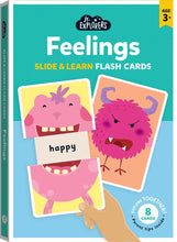 Load image into Gallery viewer, Jr. Explorers Feelings Slide &amp; Learn Flash Cards