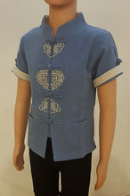 Load image into Gallery viewer, CNY Boys Tang Suit - Oriental Charm Baby Blue