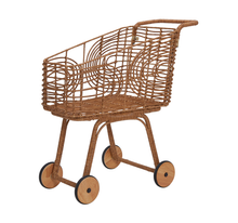 Load image into Gallery viewer, Rattan Shopping Trolley *restock*