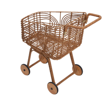 Load image into Gallery viewer, Rattan Shopping Trolley *restock*