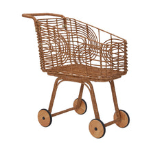 Load image into Gallery viewer, Rattan Shopping Trolley *restock*